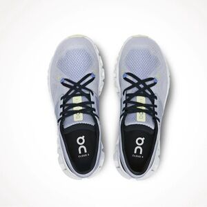 On Cloud X Running Shoes - Light Blue and Black
